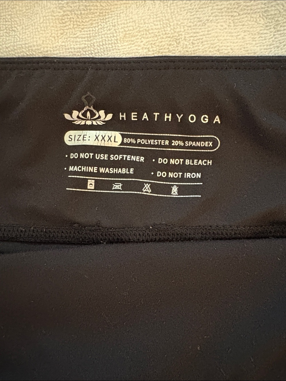 Heathyoga Women's Black Yoga Pants - Stretchy High-Waist Joggers with pockets.